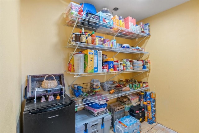 view of pantry