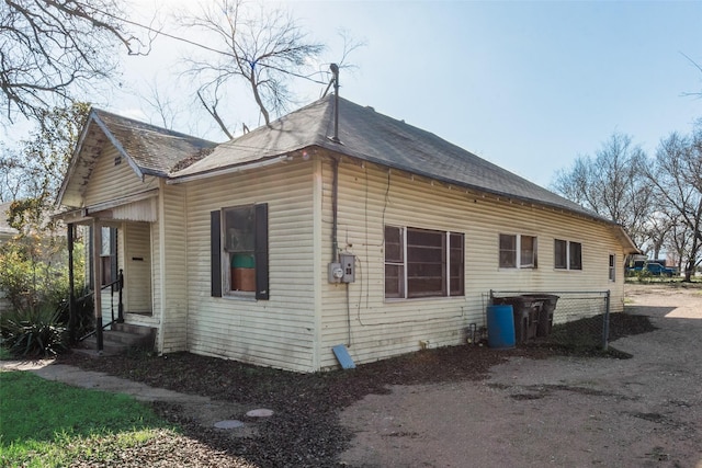 view of property exterior