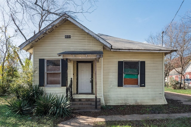 view of bungalow-style house