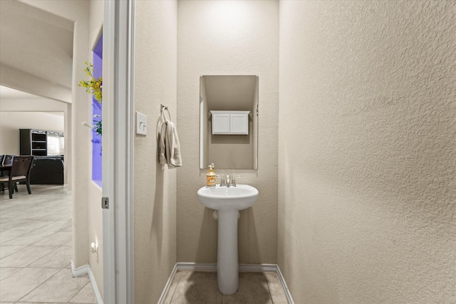 bathroom featuring tile patterned floors