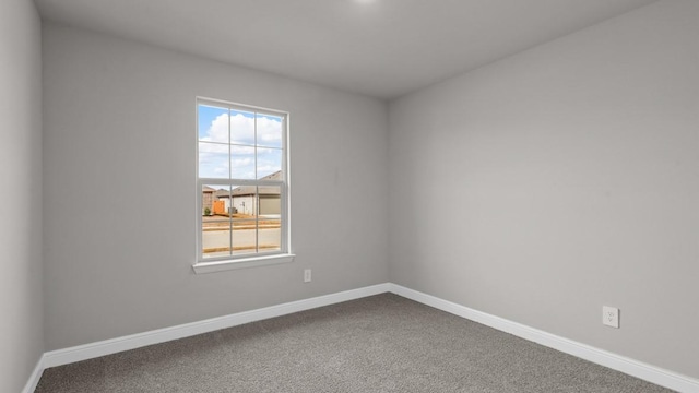 empty room with carpet floors