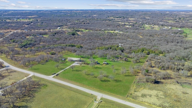 drone / aerial view featuring a rural view