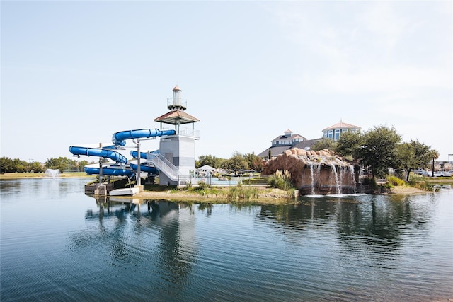 view of water feature