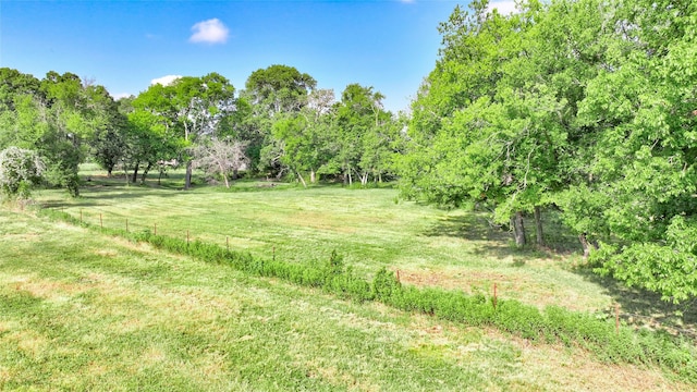 view of nature featuring a rural view