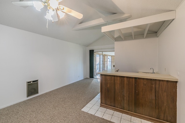 2005 Winewood Ln, Arlington, TX 76013 - interior space with brick wall and a drop ceiling