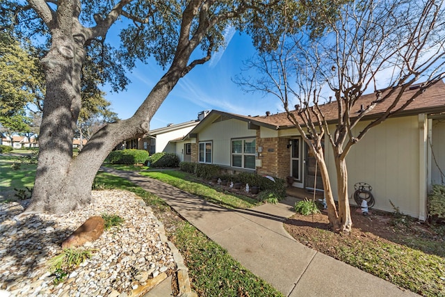 view of ranch-style home