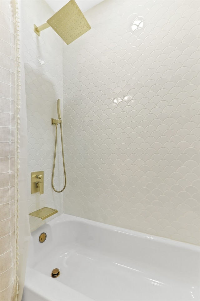 bathroom with  shower combination