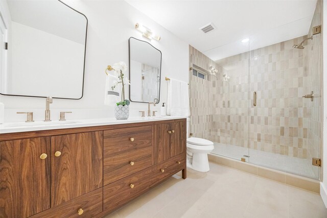 bathroom featuring walk in shower