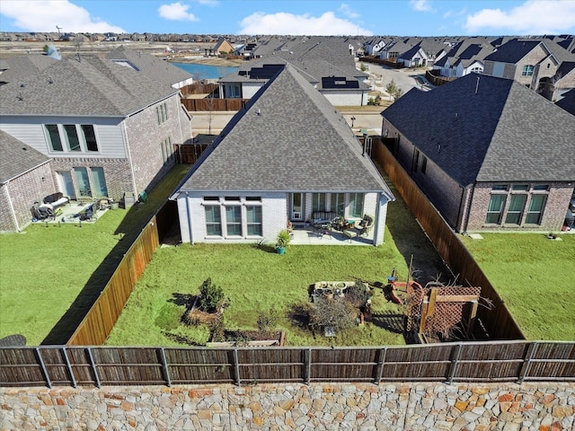 rear view of house with a patio area