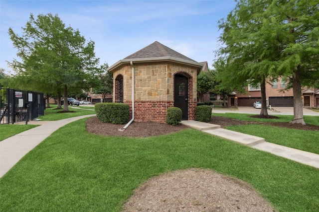 surrounding community featuring a yard