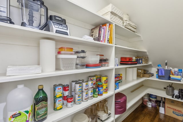 view of pantry