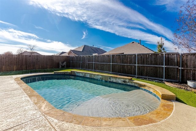 view of pool