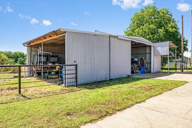 view of outdoor structure