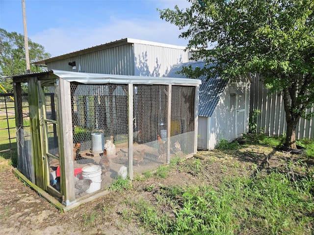 view of outbuilding