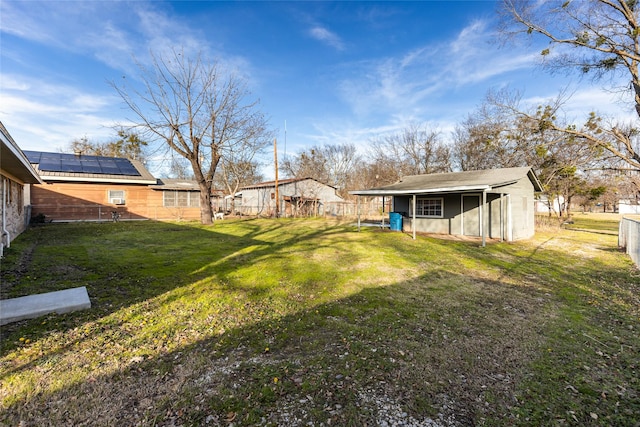 view of yard