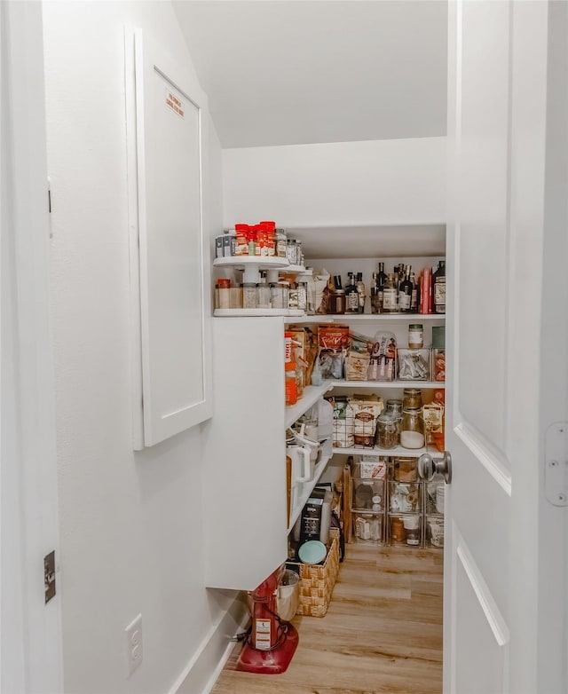 view of pantry