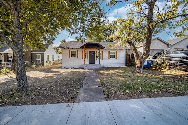 view of front of home