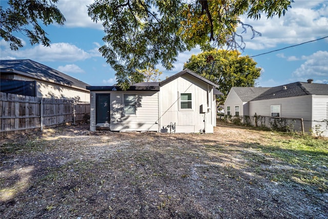 view of rear view of property