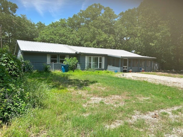 view of ranch-style home