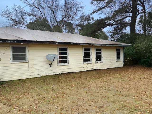 view of back of property