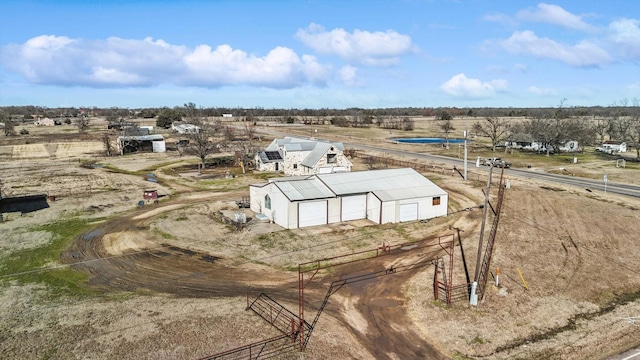 bird's eye view featuring a rural view