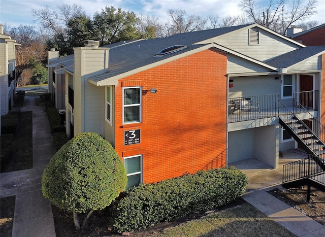 view of property exterior