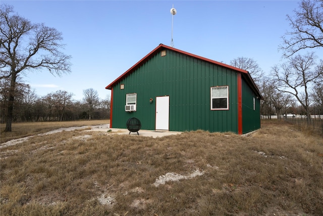 view of outbuilding with an outdoor structure