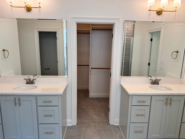 686 Newburyport St, Blanchard, LA 71107 - bathroom with vanity and baseboards