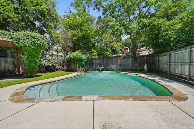 view of pool