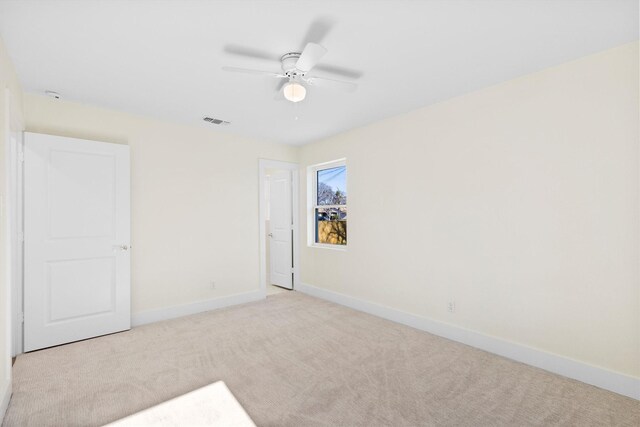 3506 Mcdonald Way, Garland, TX 75041 - unfurnished bedroom with carpet floors, baseboards, and ceiling fan