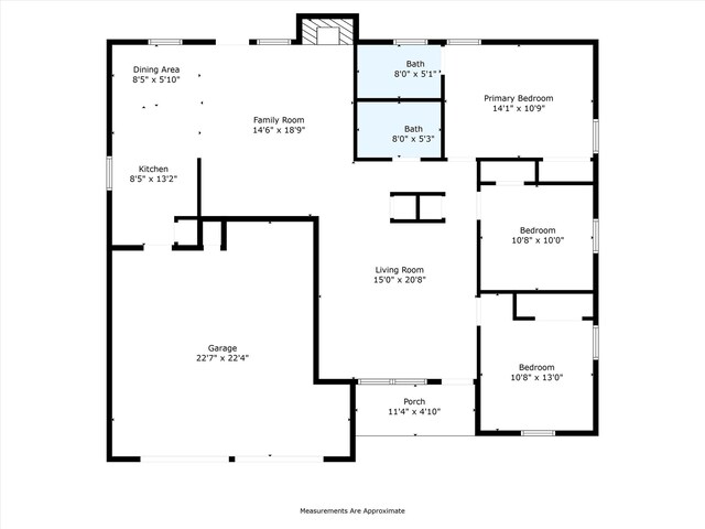 3506 Mcdonald Way, Garland, TX 75041 - property floor plan
