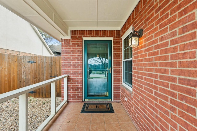 view of entrance to property