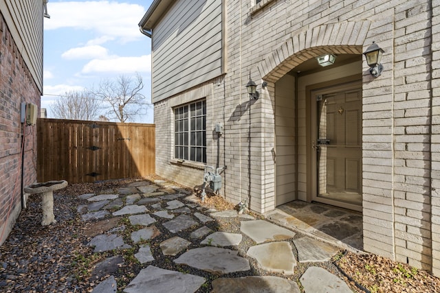 view of entrance to property