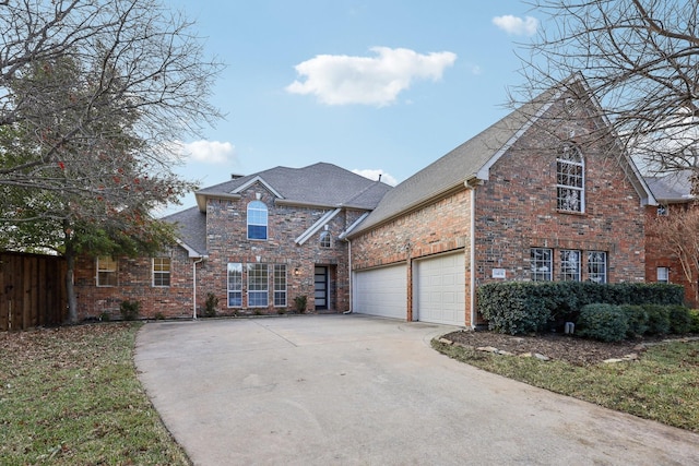 front of property featuring a garage