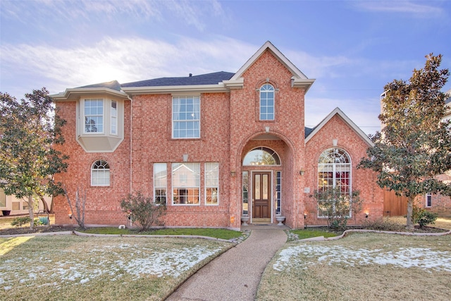 view of front facade with brick siding