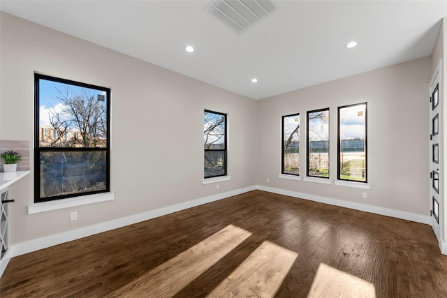 interior space featuring hardwood / wood-style flooring