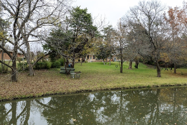 view of water feature