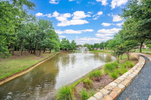 property view of water