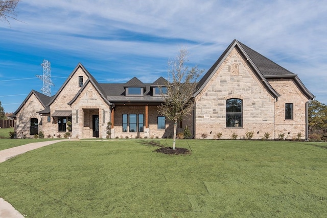 view of front of house featuring a front yard