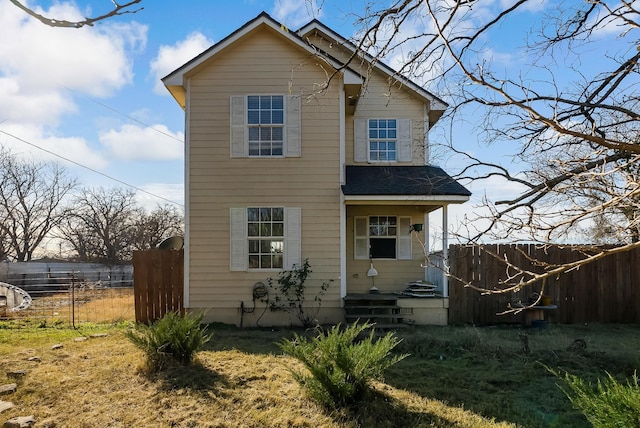 view of back of property