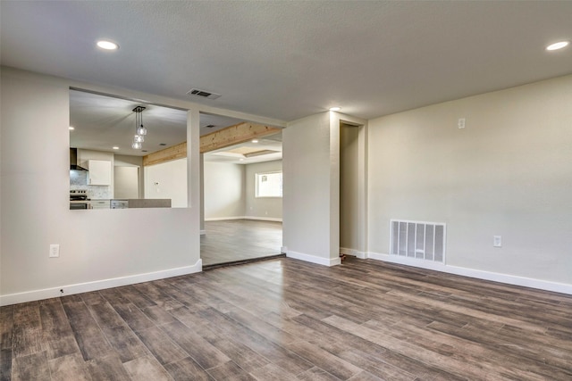 interior space featuring hardwood / wood-style flooring