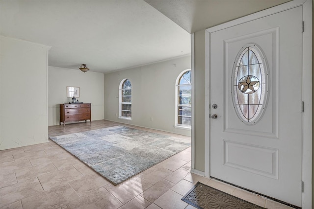 view of entrance foyer