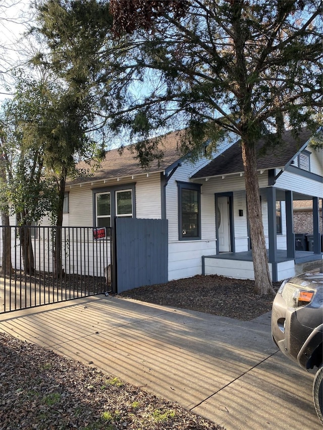 view of ranch-style home