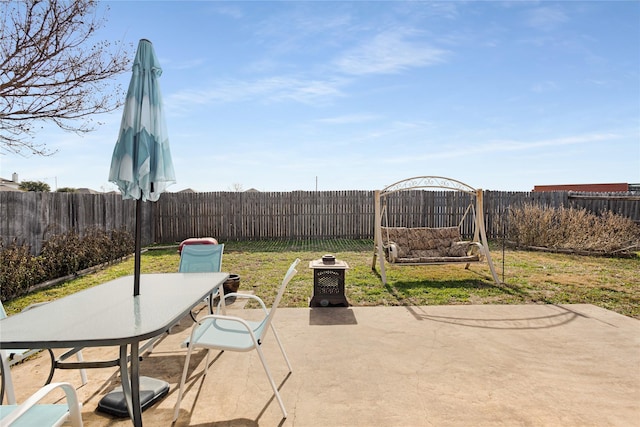 view of patio