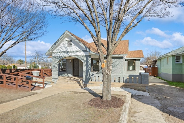 view of front of home