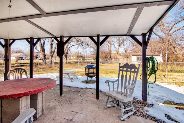 view of patio