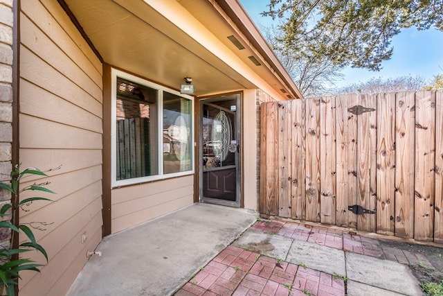 view of entrance to property