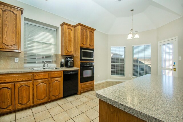 kitchen featuring ceiling fan, stainless steel fridge, exhaust hood, and light tile patterned flooring