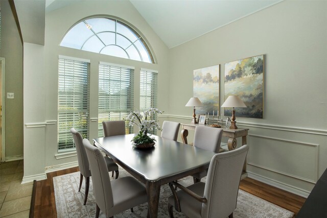 interior space featuring a notable chandelier and light tile patterned flooring