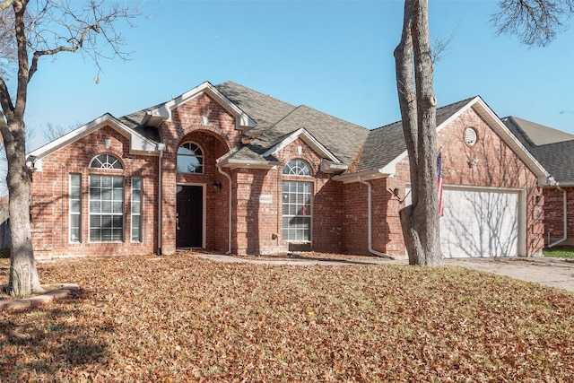 front facade featuring a garage